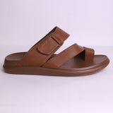 brown branded slippers for men 