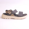 Men's black slide sandals - MA659