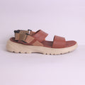 Men's brown slide sandals - MA659