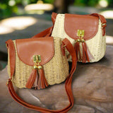 New Women Straw Handmade Bag, Handbag SA400 - RS: 5000