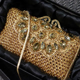 New Golden Fancy Clutch, Bridal Clutch Bag SA416 - RS: 16500