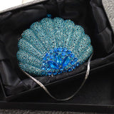 Bridal Blue Seashell Clutch: Oceanic Wedding Accent SA428 - RS: 17500