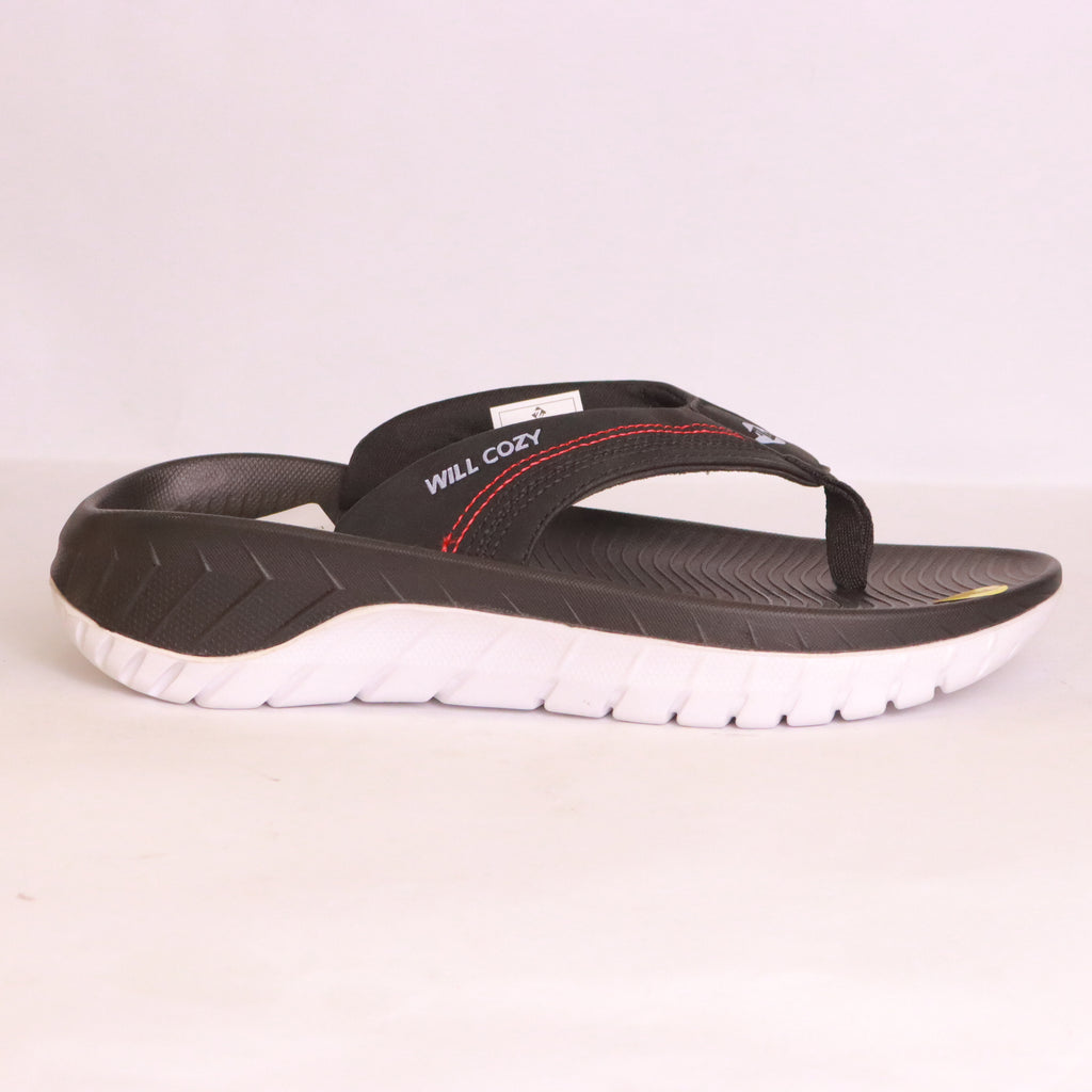 Men's black slippers - MA602
