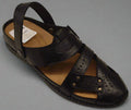 black roman shoes side shot
